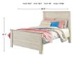 Ashley Willowton Full Panel Bed small image number 3