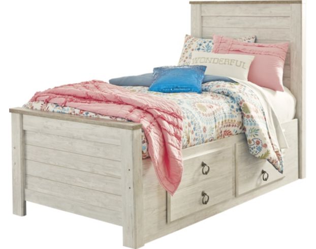 Ashley Willowton Twin Storage Bed large image number 1
