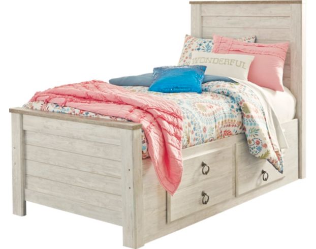 Ashley Willowton Twin Storage Bed large image number 1