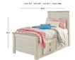 Ashley Willowton Twin Storage Bed small image number 3