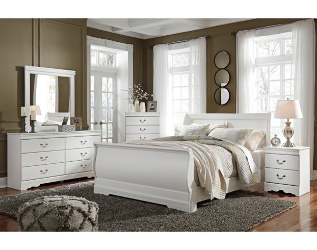 Ashley Anarasia 4-Piece Queen Sleigh Bedroom Set large image number 1