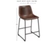 Ashley Centiar Brown Counter Stool small image number 3