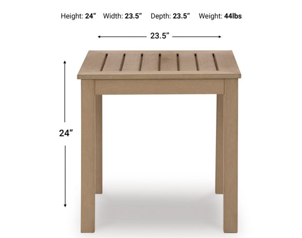 Ashley Hallow Creek Outdoor End Table large image number 7