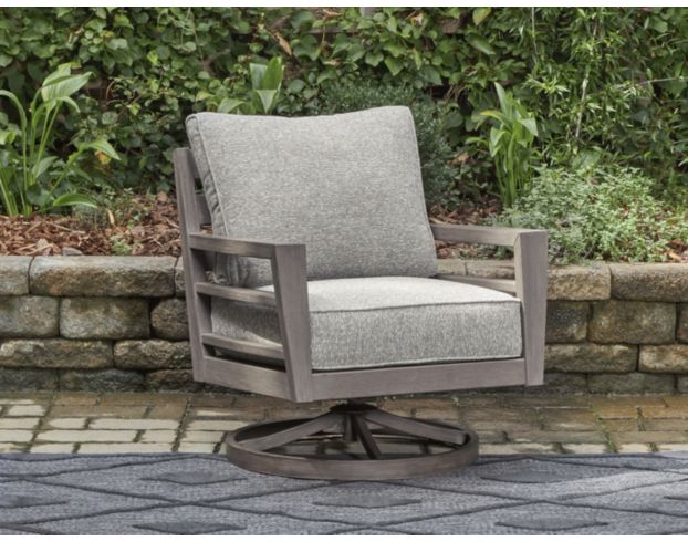 Ashley Hillside Barn Outdoor Swivel Chair large image number 5