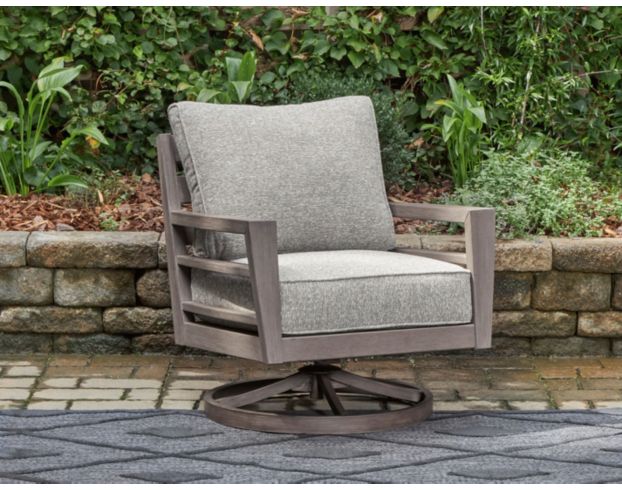 Ashley Hillside Barn Outdoor Swivel Chair Homemakers