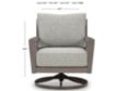 Ashley Hillside Barn Outdoor Swivel Chair small image number 8