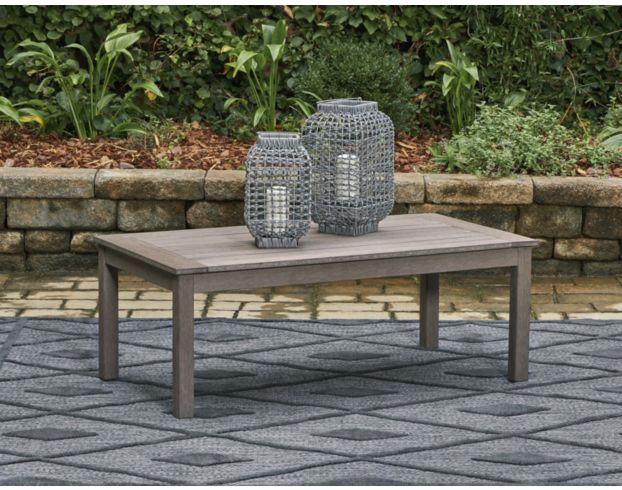 Ashley Hillside Barn Outdoor Coffee Table large image number 5