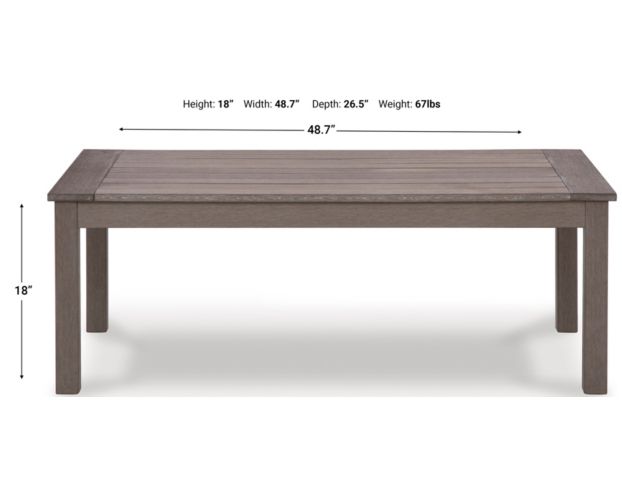 Outdoor coffee table height discount