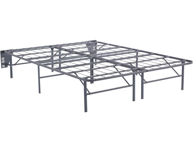 Riser - Foldable Steel Queen Platform Bed Frame, Black