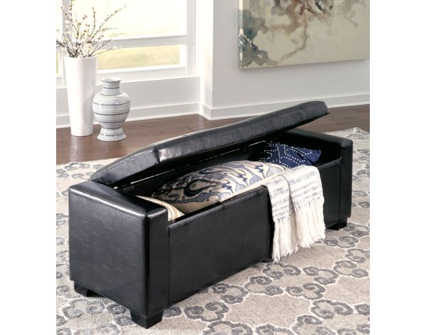 Gray bedroom storage online bench