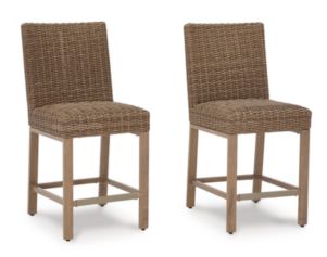 Ashley Walton Bridge Outdoor Bar Stool (Set of 2)