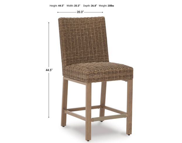 Ashley Walton Bridge Outdoor Bar Stool (Set of 2) large image number 10