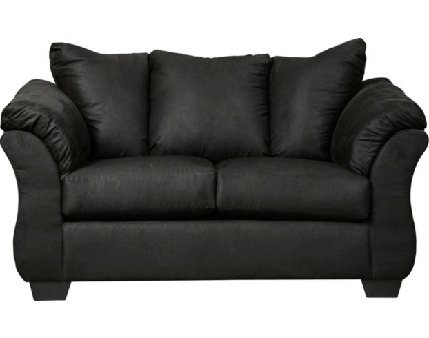 Ashley Darcy Black Loveseat large image number 1