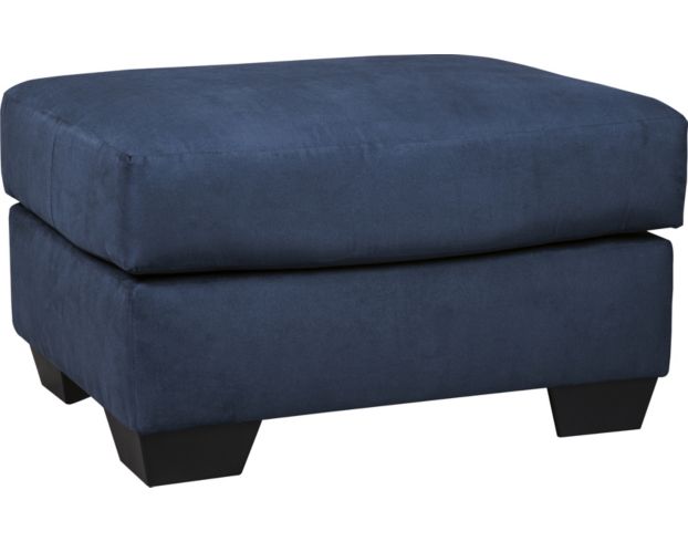 Ashley Darcy Blue Ottoman large image number 1