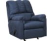 Ashley Darcy Blue Rocker Recliner small image number 1
