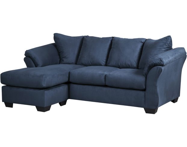 Ashley Darcy Blue Sofa Chaise large image number 3