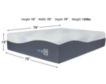 Ashley Gel Latex Hybrid King Mattress in a Box small image number 6