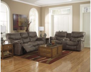 Ashley Alzena Reclining Loveseat with Console