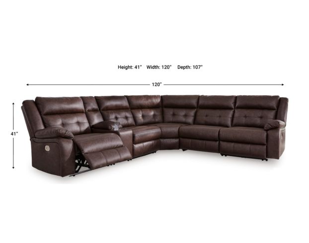 Ashley Punch Up 6-Piece Power Reclining Sectional large image number 9
