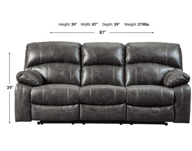 Ashley Dunwell Power Reclining Sofa large image number 3