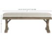 Ashley Beachcroft Outdoor Bench With Cushion small image number 8