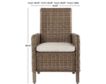 Ashley Beachcroft Outdoor Arm Chair With Cushion small image number 7