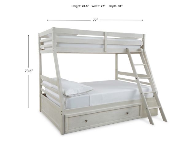 Ashley Robbinsdale Twin over Full Bunk Bed with Storage large image number 5