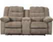 Ashley Workhorse Reclining Loveseat with Console small image number 1