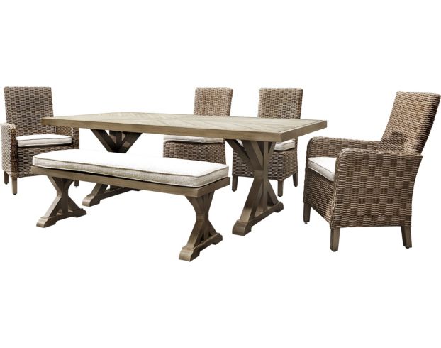 Ashley Beachcroft 6-Piece Outdoor Dining Set large image number 1
