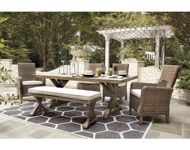 Ashley Beachcroft 6-Piece Outdoor Dining Set large image number 2