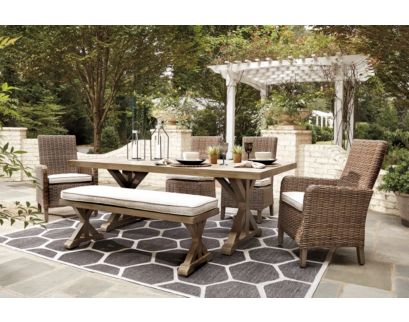 Ashley Beachcroft Outdoor Dining Table | Homemakers