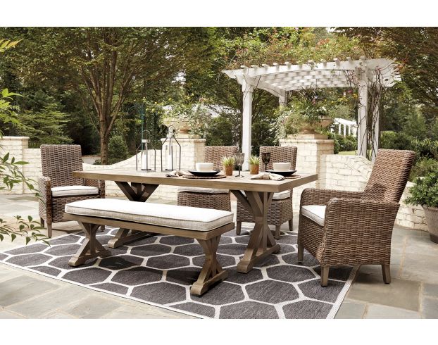 Ashley Beachcroft 6-Piece Outdoor Dining Set large image number 2