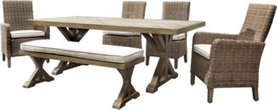 Ashley Beachcroft 6 Piece Outdoor, Ashley Furniture Outdoor Dining Sets