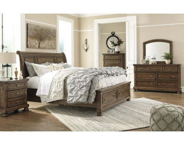 Ashley Flynnter 4-Piece Queen Sleigh Bedroom Set large image number 1