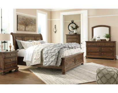 Ashley Flynnter 4-Piece Queen Sleigh Bedroom Set