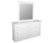 Ashley Bostwick Shoals White Dresser with Mirror small image number 1