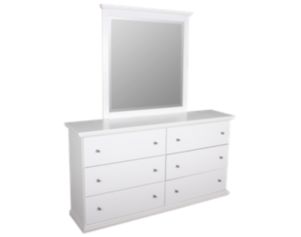 Ashley Bostwick Shoals White Dresser with Mirror