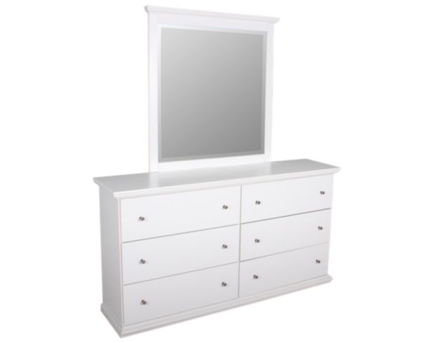 Ashley Bostwick Shoals White Dresser with Mirror large image number 1