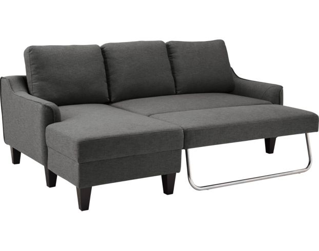 Ashley Jarreau Gray Queen Sleeper Sectional Sofa Chaise large image number 2
