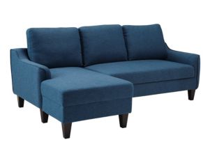 Ashley Jarreau Blue Queen Sleeper Sectional Sofa Chaise