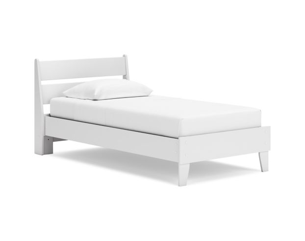 Ashley Socalle White Twin Bed large image number 1