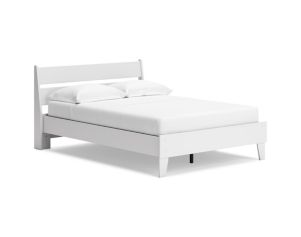 Ashley Socalle White Queen Bed