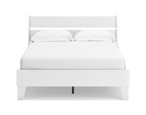 Ashley Socalle White Queen Bed