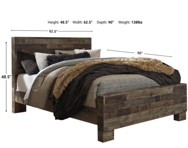 Ashley full deals size bed frame