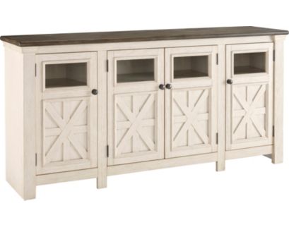 Ashley Bolanburg White TV Stand