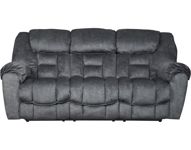 Ashley Capehorn Gray Reclining Sofa large image number 1