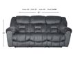 Ashley Capehorn Gray Reclining Sofa small image number 5