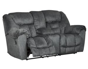 Ashley Capehorn Reclining Loveseat with Console