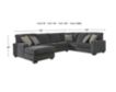 Ashley Tracling 3-Piece Sectional small image number 5