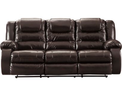 Ashley Vacherie Brown Reclining Sofa